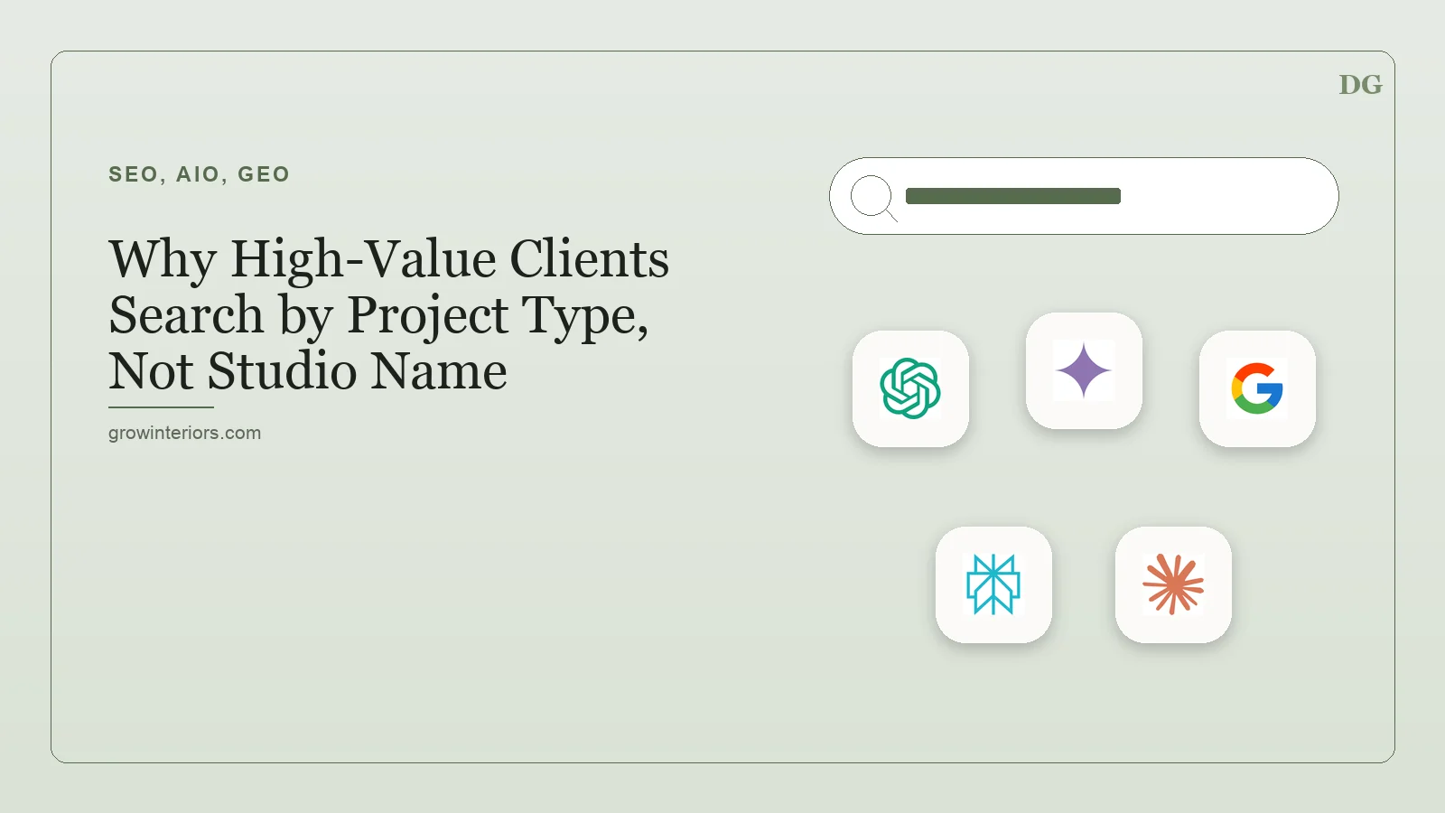 Why High-Value Clients Search by Project Type, Not Studio Name