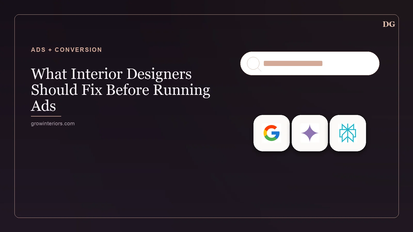 What Interior Designers Should Fix Before Running Ads