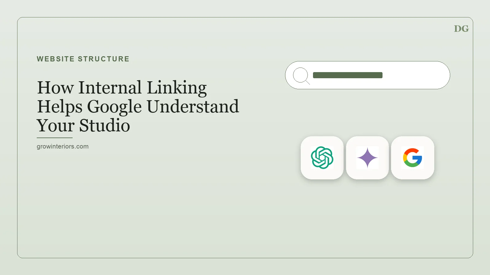 How Internal Linking Helps Google Understand Your Studio