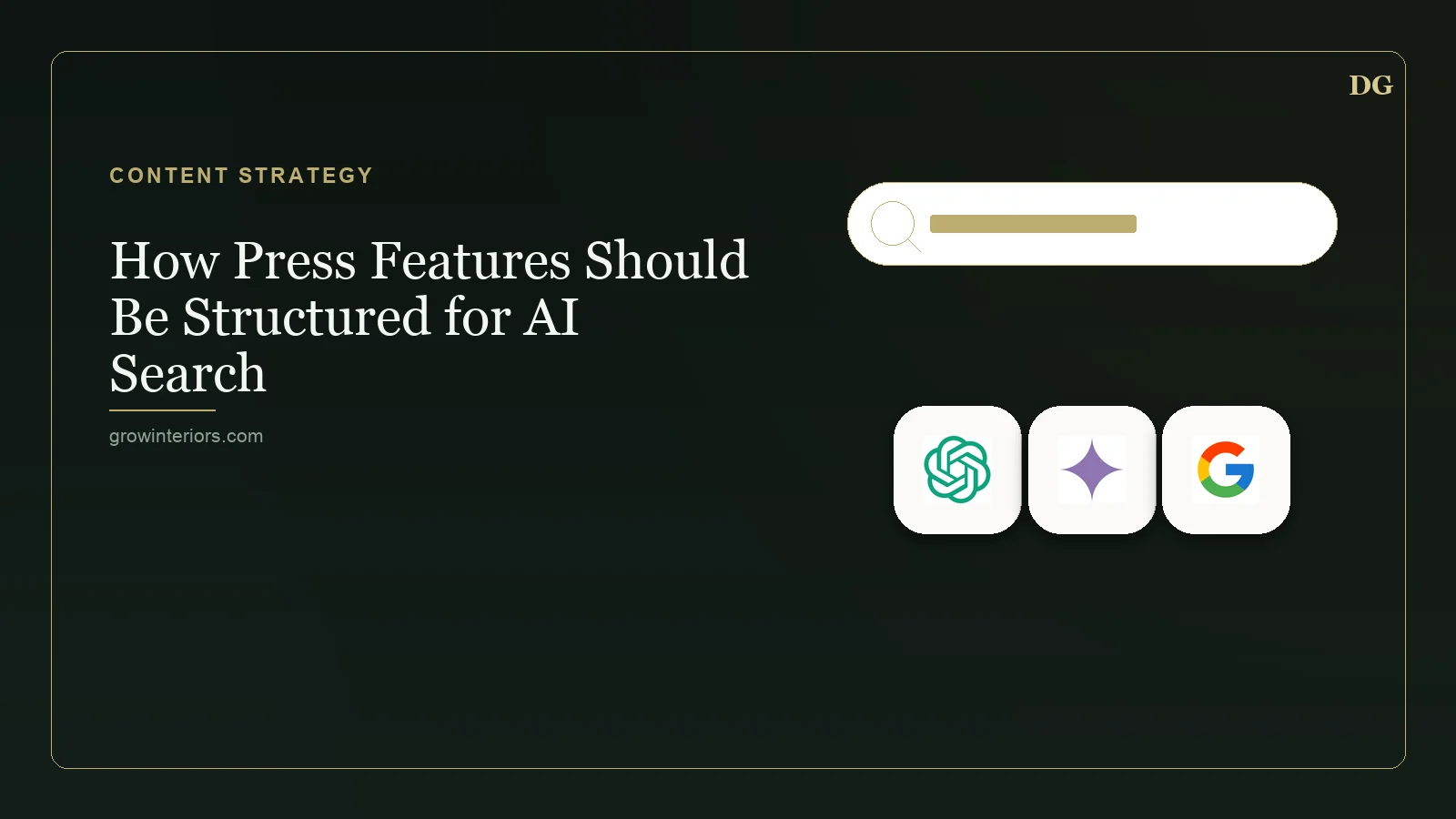 How Press Features Should Be Structured for AI Search