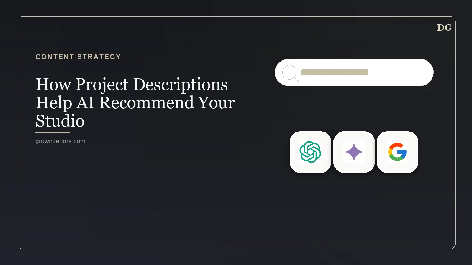 How Project Descriptions Help AI Recommend Your Studio